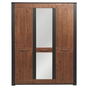 Szafa ubraniowa 3D Naomi NA 8 (orzech/wenge)