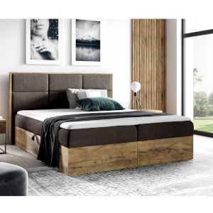 Łóżko Kontynentalne Wood2 160x200