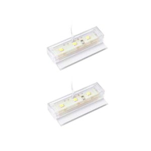 Oświetlenie białe ciepłe LED Zestaw 2xNSP-3D/WW