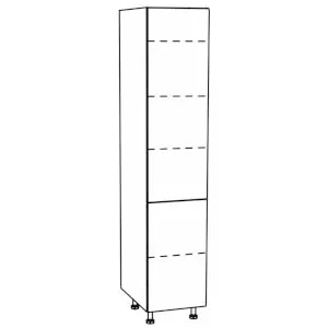 Słupek dwudrzwiowy z półkami, wys.209-214 KAM 1