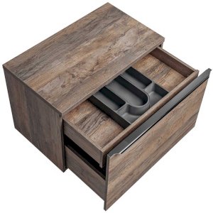 Szafka wisząca pod umywalkę 80 cm Santa Fe Oak 82-80-A-2S Comad 4