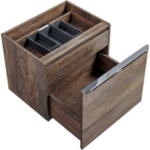 Szafka wisząca pod umywalkę 80 cm Santa Fe Oak 82-80-A-2S Comad 5