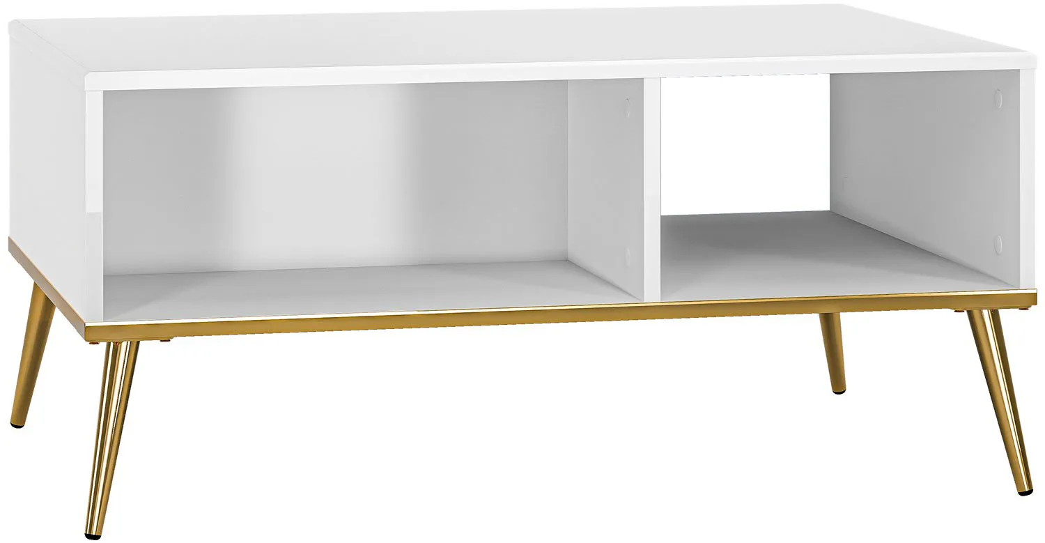 Stolik kawowy biały Goldin 08 ML Meble