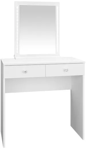 Toaletka biała z lustrem Bijou 01 ML Meble 1
