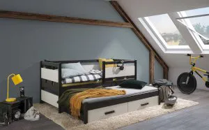 Drewniane łóżko Tigran Meblobed 3