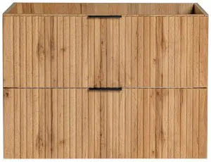 Szafka łazienkowa wisząca pod umywalkę 80 cm Adel Oak 82-80-B-2S Comad 3