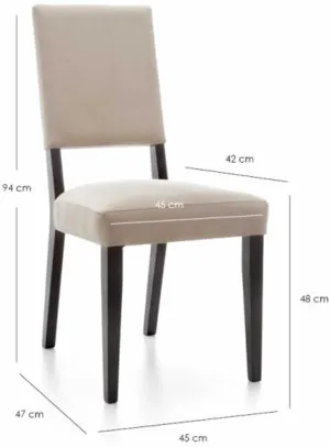 Krzesło tapicerowane Coti C116 2szt. Meble Wójcik 2