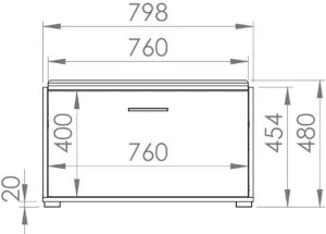 Szafka sonoma Caro 04 ML Meble 3