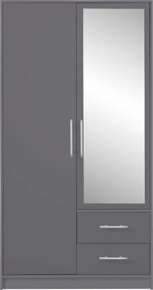 Duża szafa z lustrem Smart System SRL3 Meblar 1