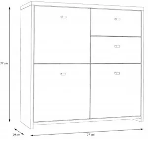 Komoda Best Chest SQNK223-C804 Meble Forte 3