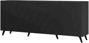 Czarna komoda 200 cm Diverse DIKO-1B Restol 2