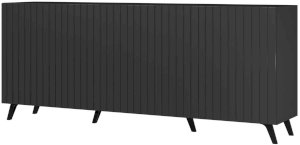 Czarna komoda 200 cm Diverse DIKO-1B