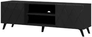 RTV szafka czarna Diverse DITV-1B Restol 2