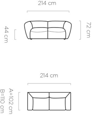 Sofa do salonu Candelo 80 Wersal 2