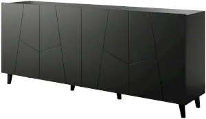 Czarna komoda Etna Cama Meble 1
