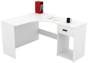 Białe biurko narożne Corner 2497LU03 Helvetia Meble 3