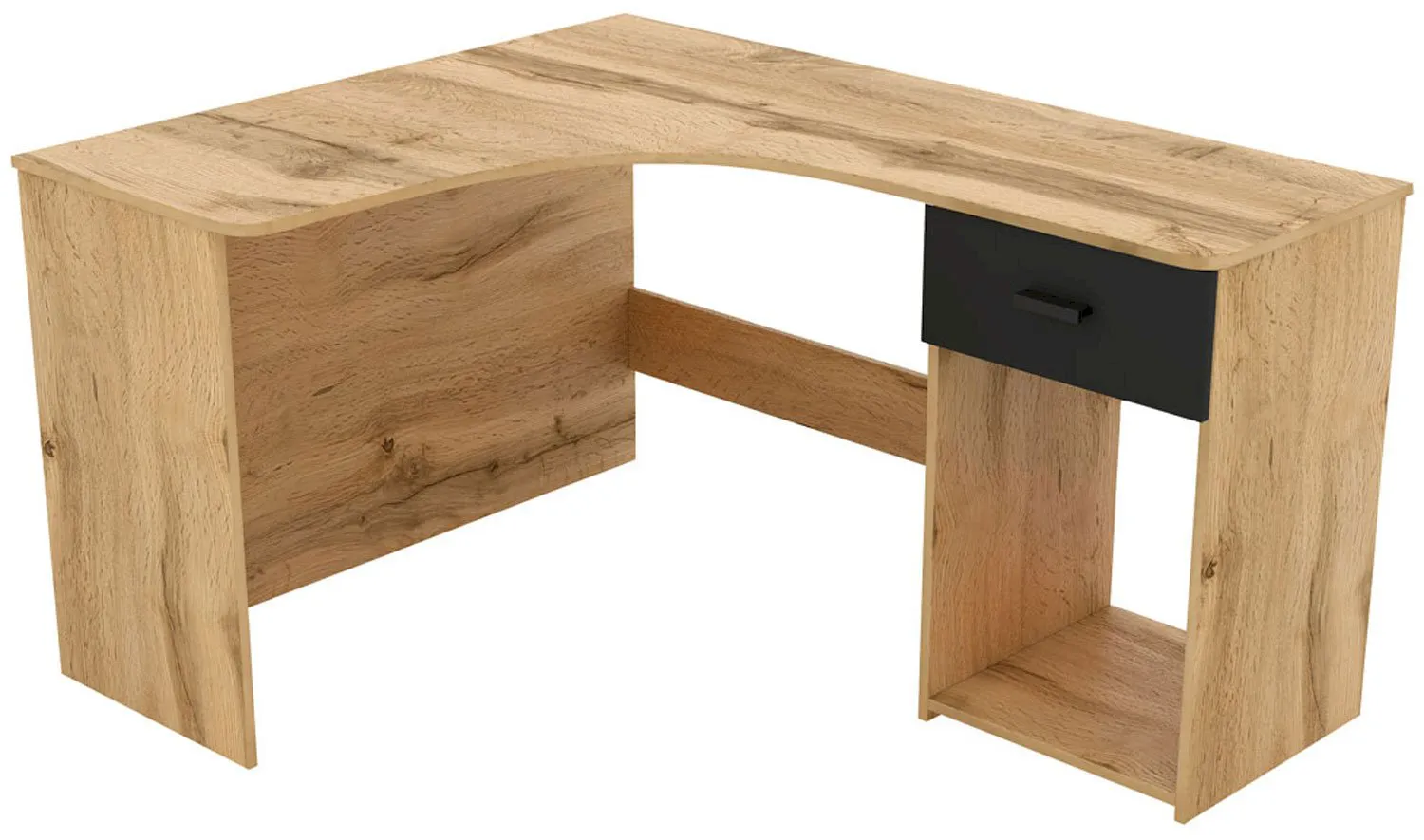 Biurko narożne dąb wotan Corner 24N2LU03 Helvetia Meble