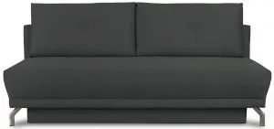 Grafitowa sofa trzyosobowa rozkładana Fabio Anrom 1