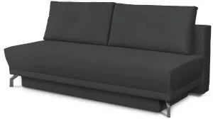 Grafitowa sofa trzyosobowa rozkładana Fabio Anrom 3