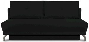 Sofa rozkładana 3 osobowa Fabio w kolorze czarnym