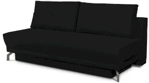 Sofa rozkładana 3 osobowa Fabio w kolorze czarnym Anrom 2
