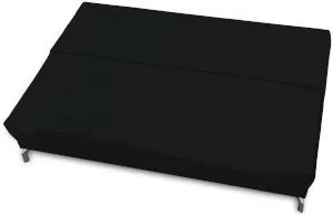 Sofa rozkładana 3 osobowa Fabio w kolorze czarnym Anrom 3