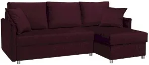 Narożnik Hugo uniwersalny z funkcją spania 215x140cm - Vogue 7 Bordeaux Anrom 1