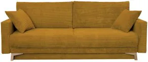 Sofa rozkładana z funkcją spania Modena 221x96 cm złota Anrom 3