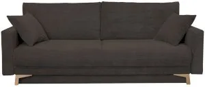 Rozkładana sofa Modena z pojemnikiem 221x96 cm brązowa Anrom 2