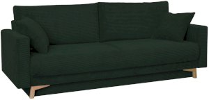 Kanapa rozkładana 221cm butelkowa zieleń Modena 221x96 cm Poso 14