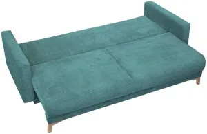 Sztruksowa sofa do salonu Modena 221x96 cm Anrom 2