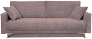 Rozkładana kanapa dwuosobowa pudrowy róż Modena 221x96 cm Poso 27 Anrom 2