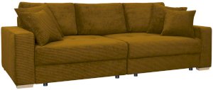 Duża żółta sofa rozkładana Modus 263x117 cm Poso 1