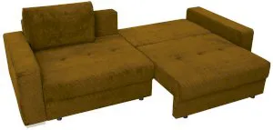 Duża żółta sofa rozkładana Modus 263x117 cm Poso 1 Anrom 3