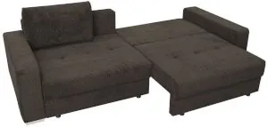 Trzyosobowa sofa rozkładana z funkcją spania Modus brąz Anrom 2