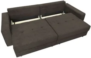 Trzyosobowa sofa rozkładana z funkcją spania Modus brąz Anrom 3