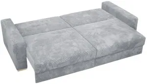 Szara sofa z miejscem do spania Modus 263x117 cm Poso 55 Anrom 4