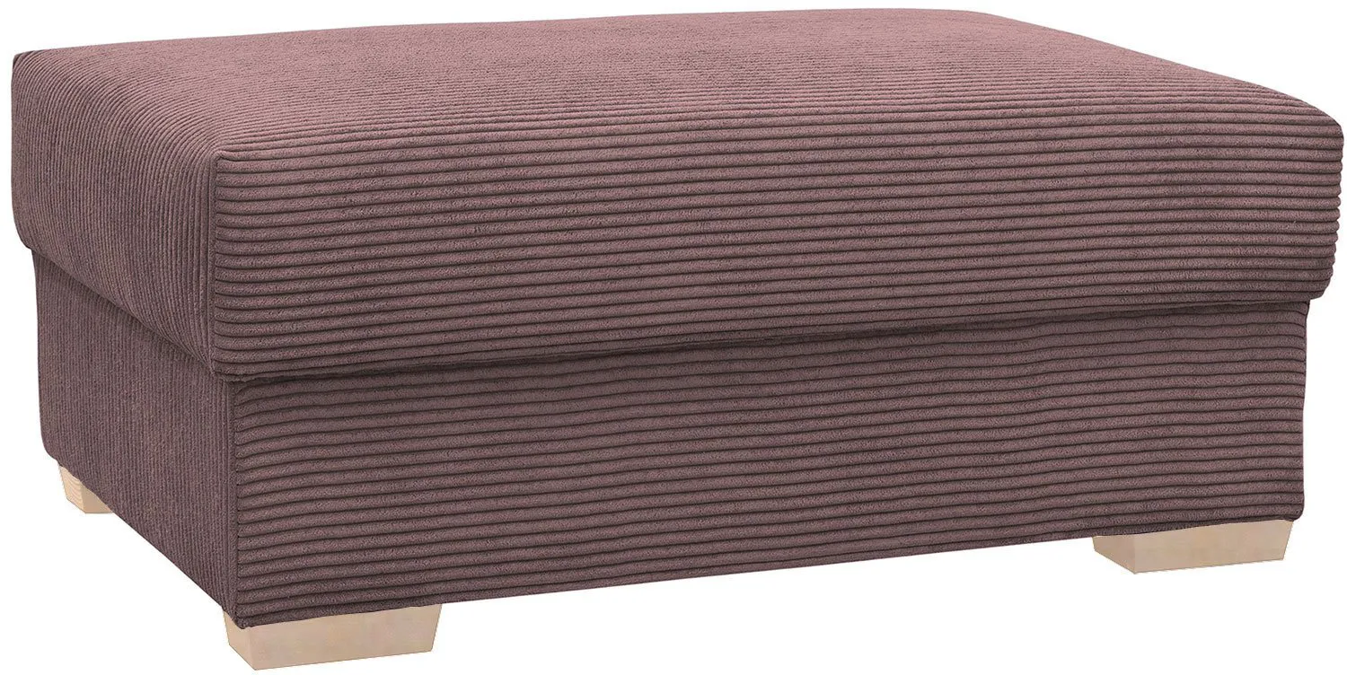 Pufa pudrowy róż duża sztruksowa Modus 115x65 cm Poso 27 Anrom