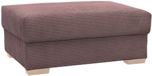 Pufa pudrowy róż duża sztruksowa Modus 115x65 cm Poso 27