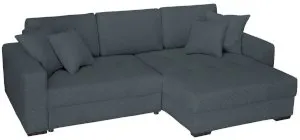 Ciemnoszara rogówka prawostronna do spania Modus II 265x172 cm Anrom 1