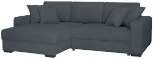 Ciemnoszara rogówka lewostronna do spania Modus II 265x172 cm Anrom 3