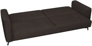 Wersalka Oslo z funkcją spania, sprężyny bonell 227x92 cm brązowa Anrom 2