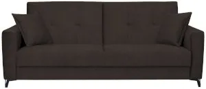 Wersalka Oslo z funkcją spania, sprężyny bonell 227x92 cm brązowa Anrom 3
