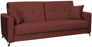 Rozkładana welurowa wersalka Oslo 227x92 cm Vogue 8 coral
