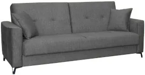 Wersalka Oslo z funkcją spania i pojemnikiem 227x92 cm szara Anrom 1