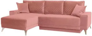 Stylowy narożnik z funkcją spania Prado 260 x 164 cm lewostronny Anrom 1