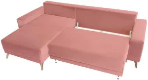 Stylowy narożnik z funkcją spania Prado 260 x 164 cm lewostronny Anrom 3