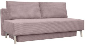 Elegancka rozkładana sofa w kolorze brudnego różu Zeta