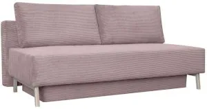 Elegancka rozkładana sofa w kolorze brudnego różu Zeta Anrom 1