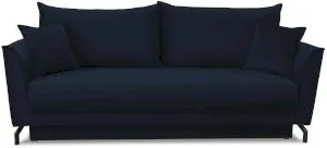 Sofa Venezia granatowa, welurowa z funkcją spania 232x102cm Salvador 5 Anrom 3